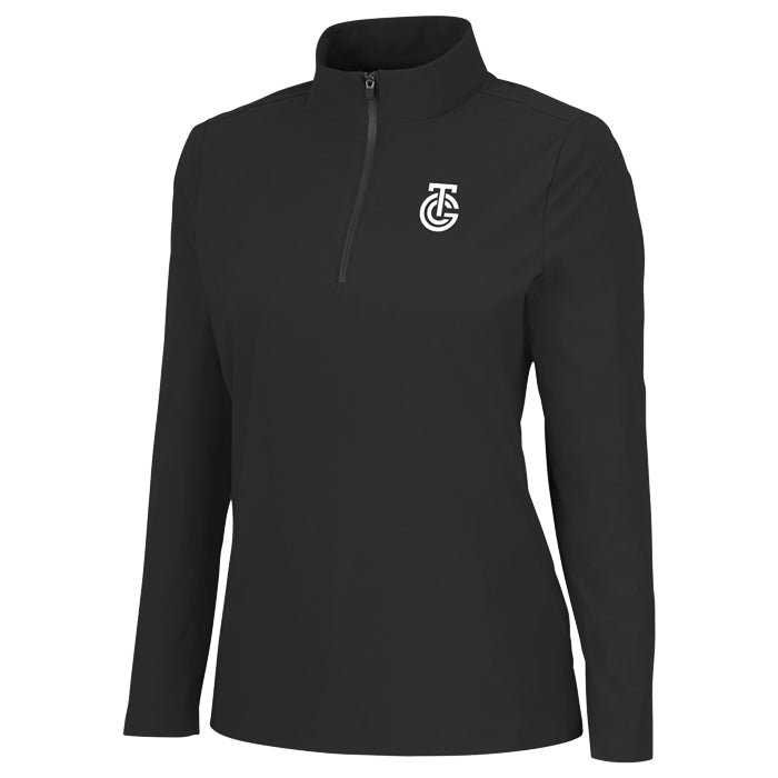 D&J CrownLux Performance Ladies' Windsor Welded Quarter-Zip