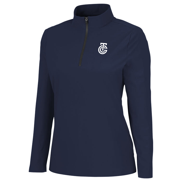 D&J CrownLux Performance Ladies' Windsor Welded Quarter-Zip