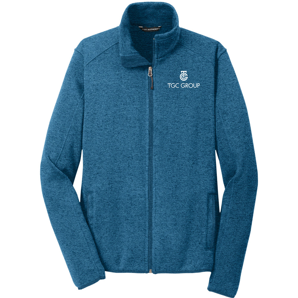 Port Authority® Sweater Fleece Jacket