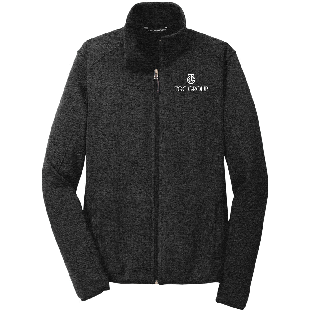 Port Authority® Sweater Fleece Jacket