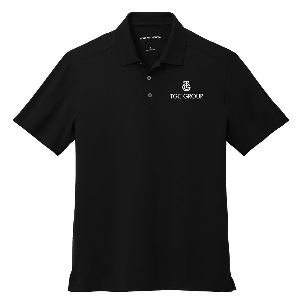 Port Authority® City Stretch Flat Knit Polo
