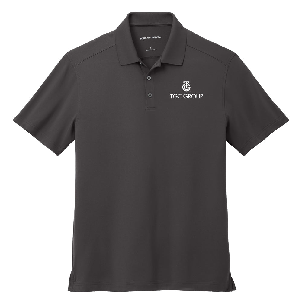 Port Authority® City Stretch Flat Knit Polo
