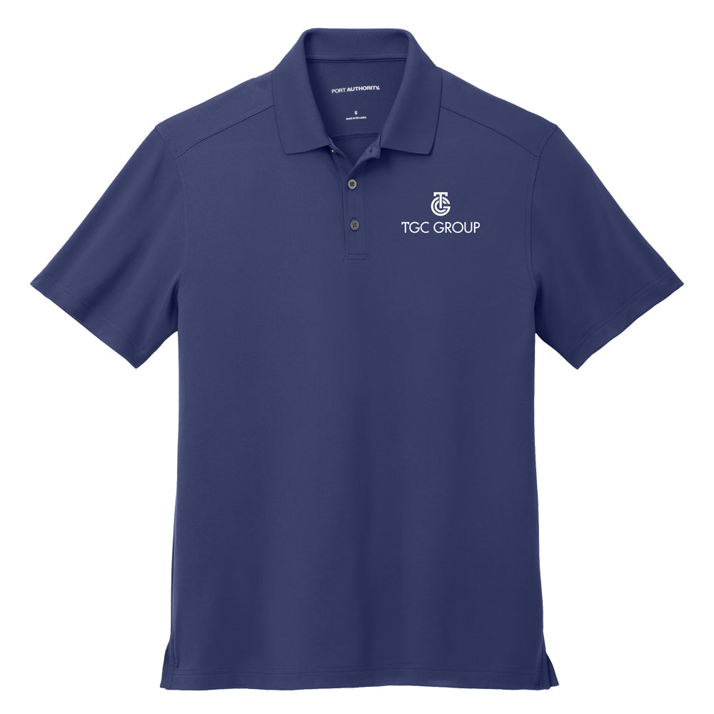 Port Authority® City Stretch Flat Knit Polo