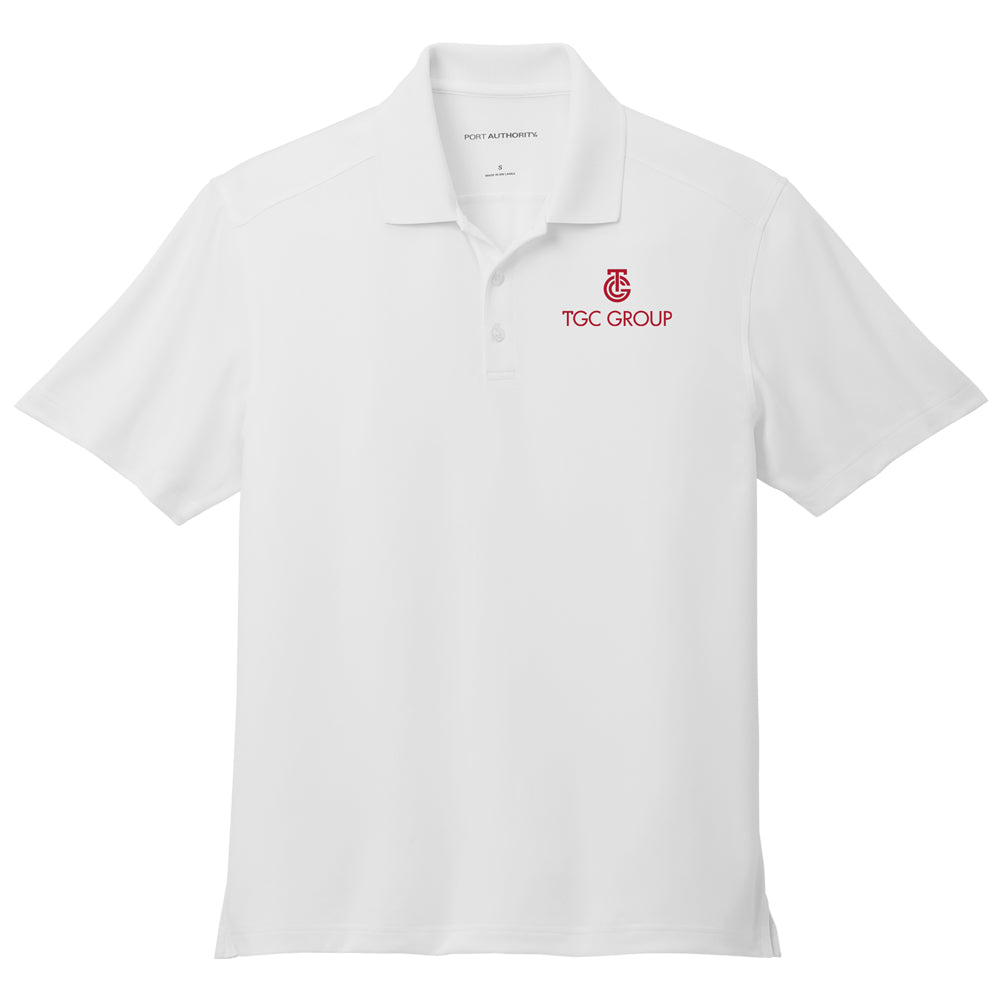 Port Authority® City Stretch Flat Knit Polo