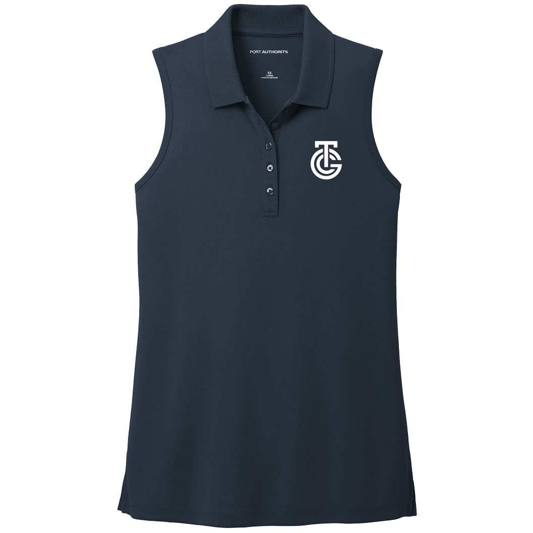 Ladies Dry Zone UV Micro-Mesh Sleeveless Polo
