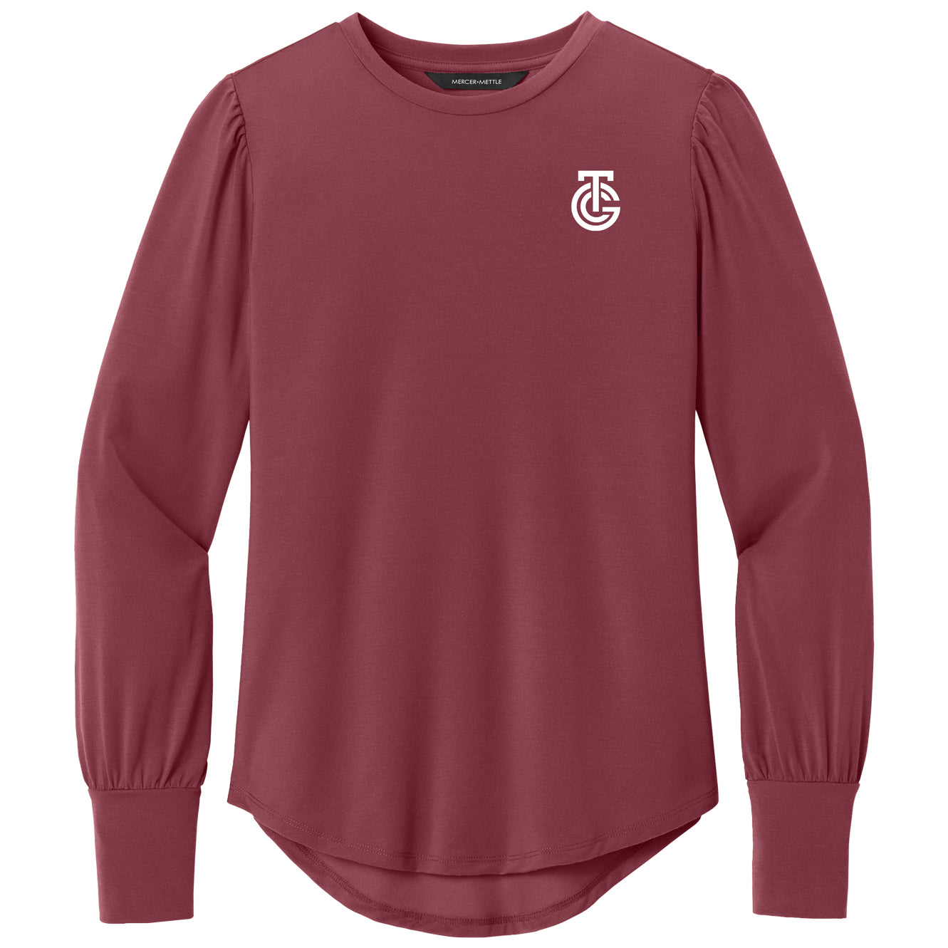 Mercer+Mettle® Women’s Stretch Jersey Long Sleeve Blouson Top