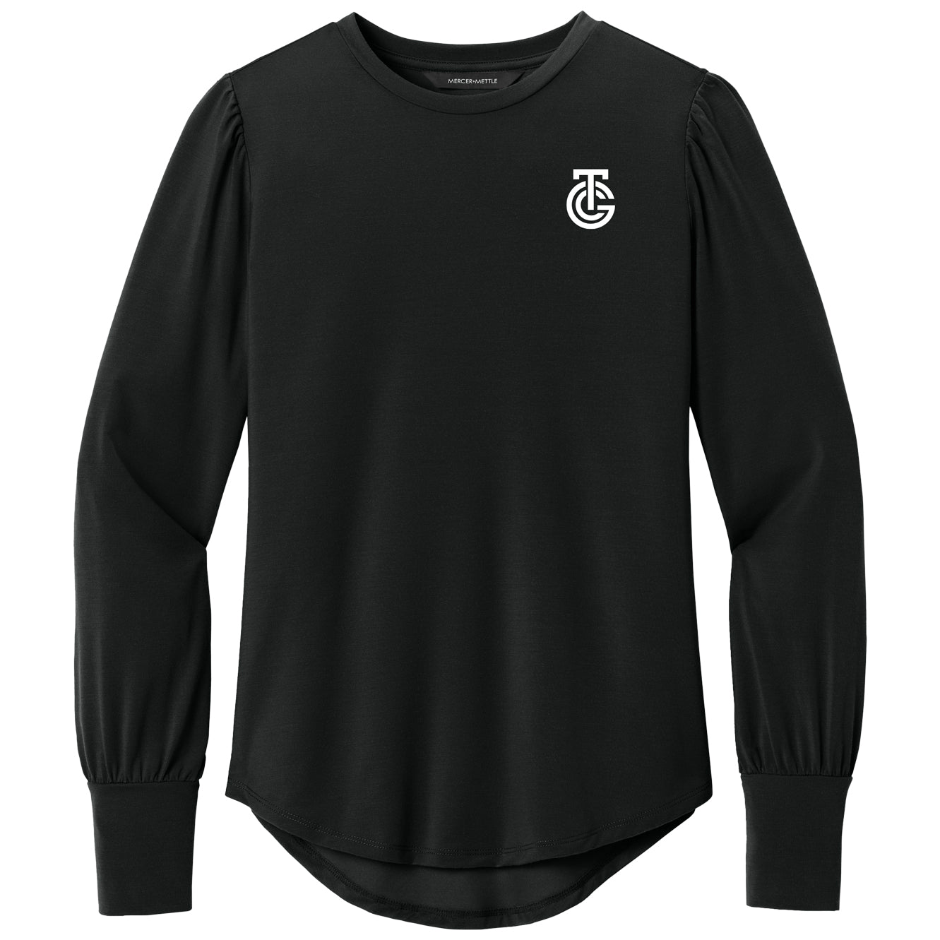 Mercer+Mettle® Women’s Stretch Jersey Long Sleeve Blouson Top