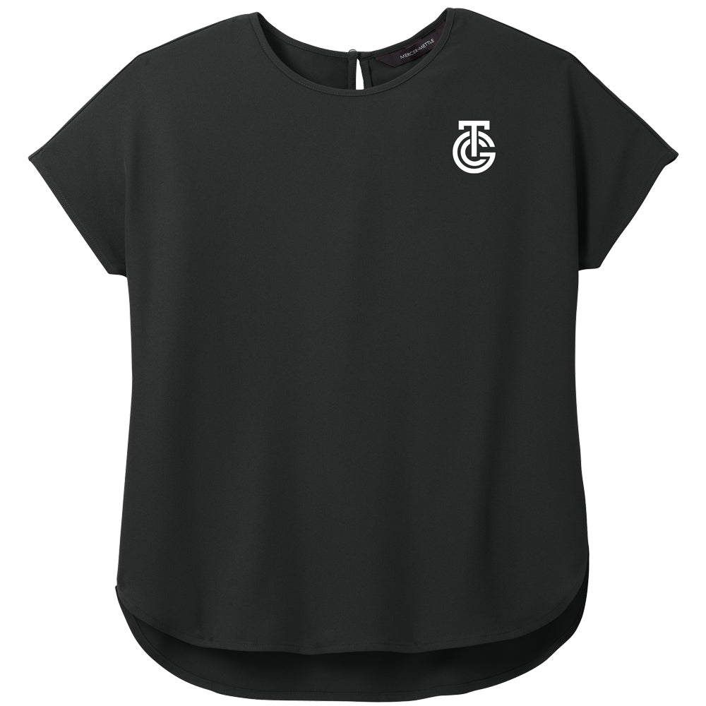 Mercer+Mettle® Women's Stretch Crepe Crew