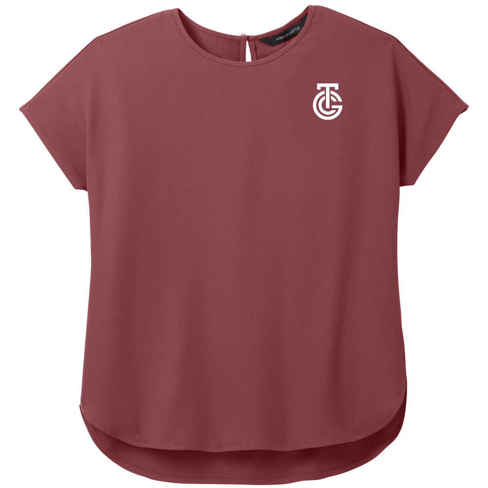 Mercer+Mettle® Women's Stretch Crepe Crew