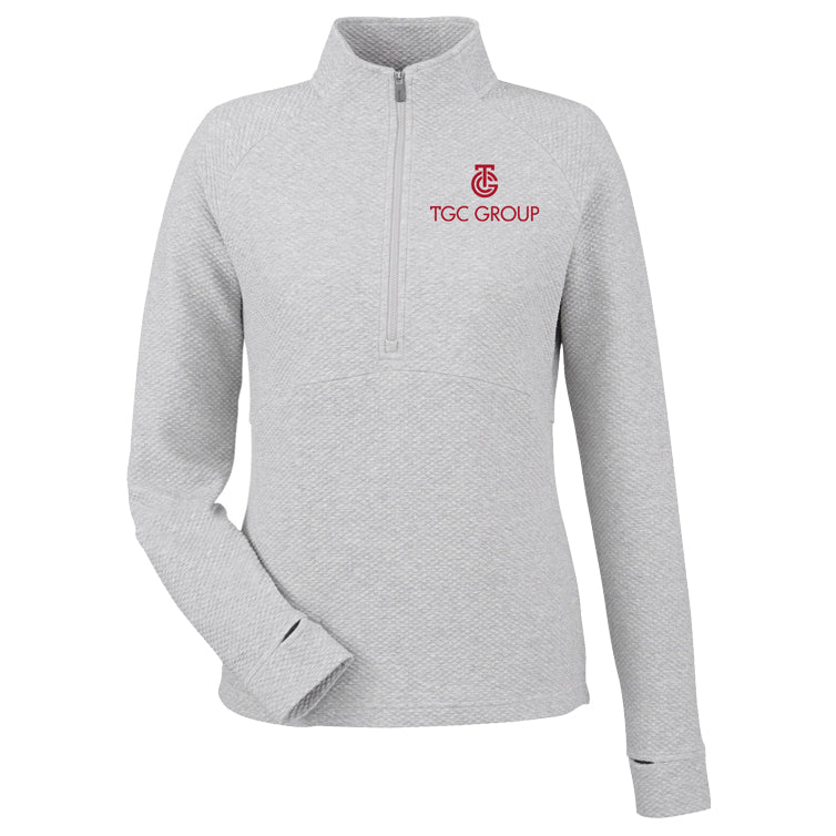 North End Ladies' Spirit Textured Quarter-Zip