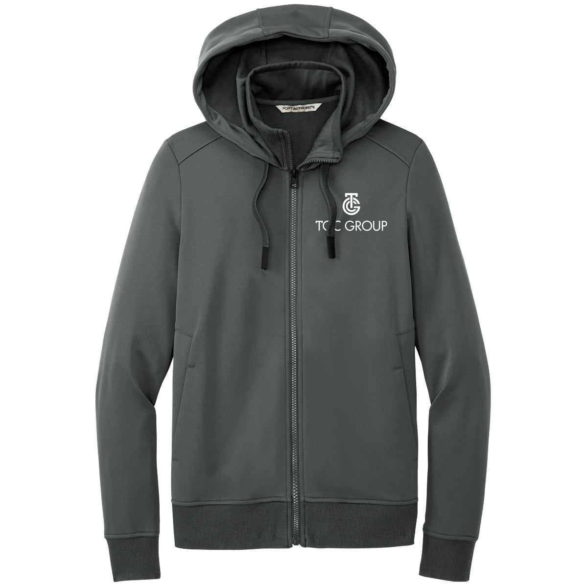 Port Authority® Ladies Smooth Fleece Hooded Jacket