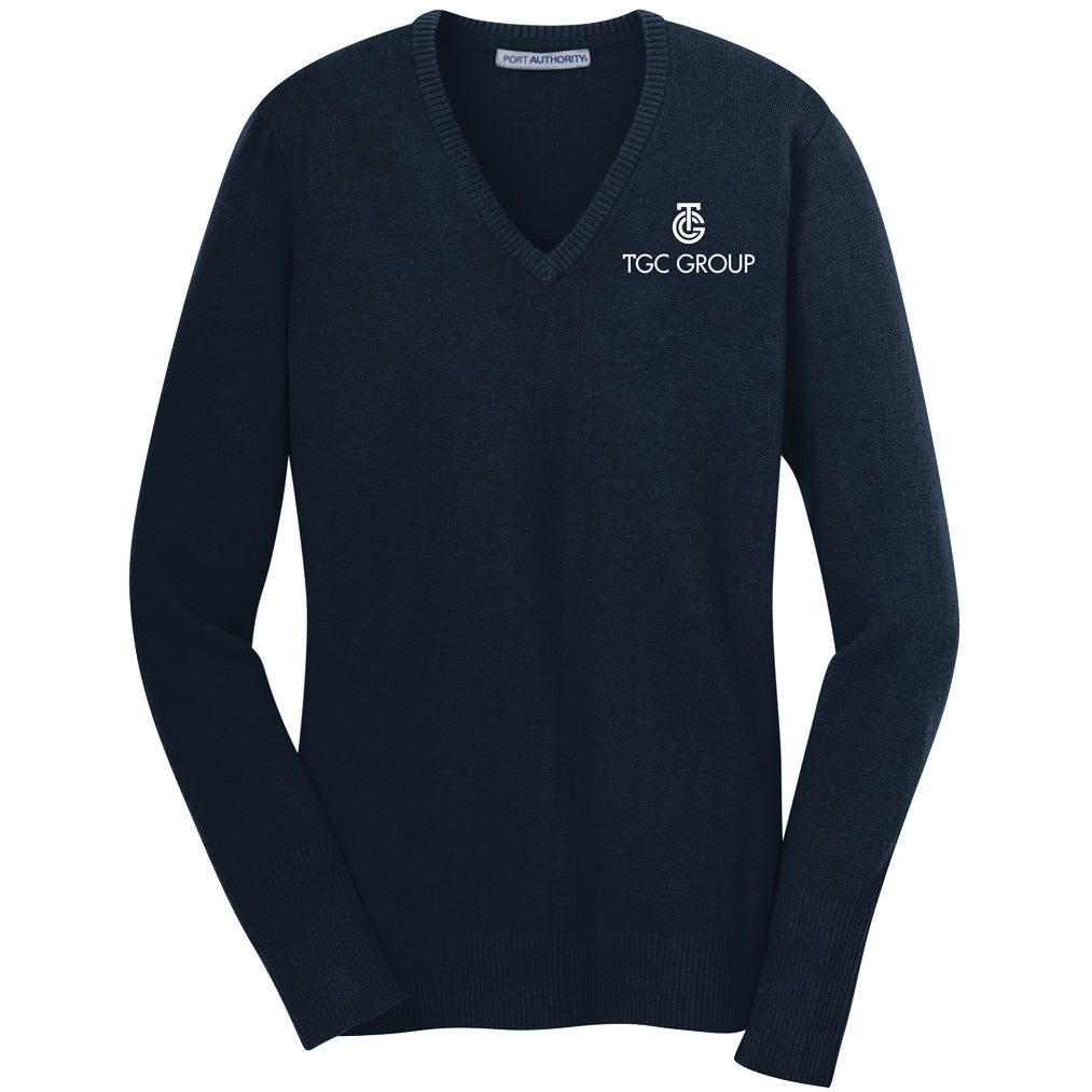 Port Authority® Ladies V-Neck Sweater