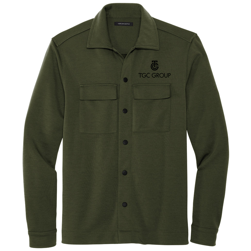 Mercer+Mettle™ Double-Knit Snap Front Jacket