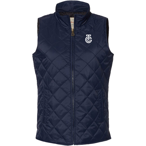 Women's Vintage Diamond Quilted Vest