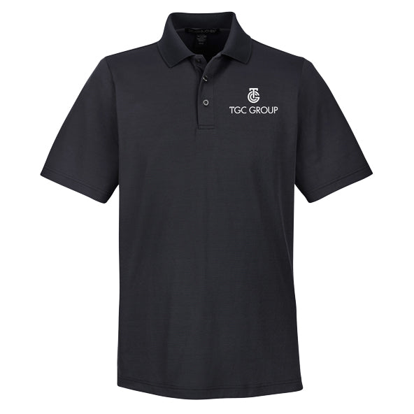 D&J CrownLux Performance™ Men's Plaited Polo