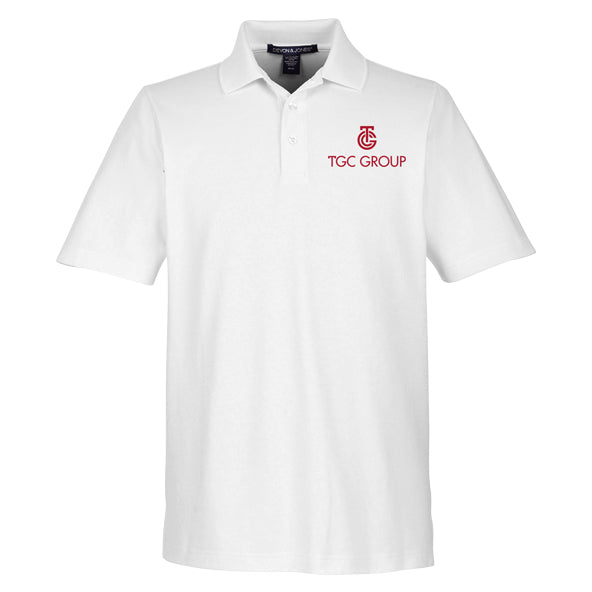 D&J CrownLux Performance™ Men's Plaited Polo