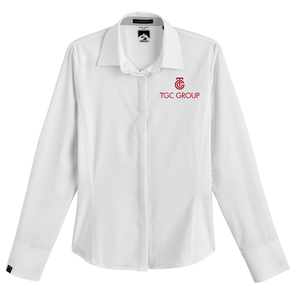 Women's Executive 4-Way Stretch Solid Button Up