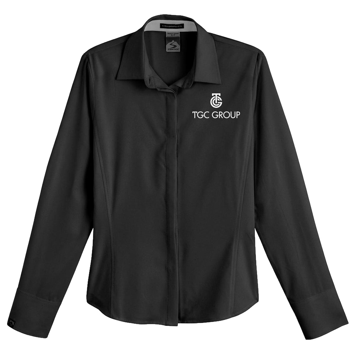 Women's Executive 4-Way Stretch Solid Button Up
