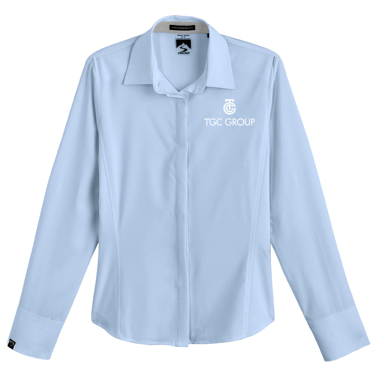 Women's Executive 4-Way Stretch Solid Button Up