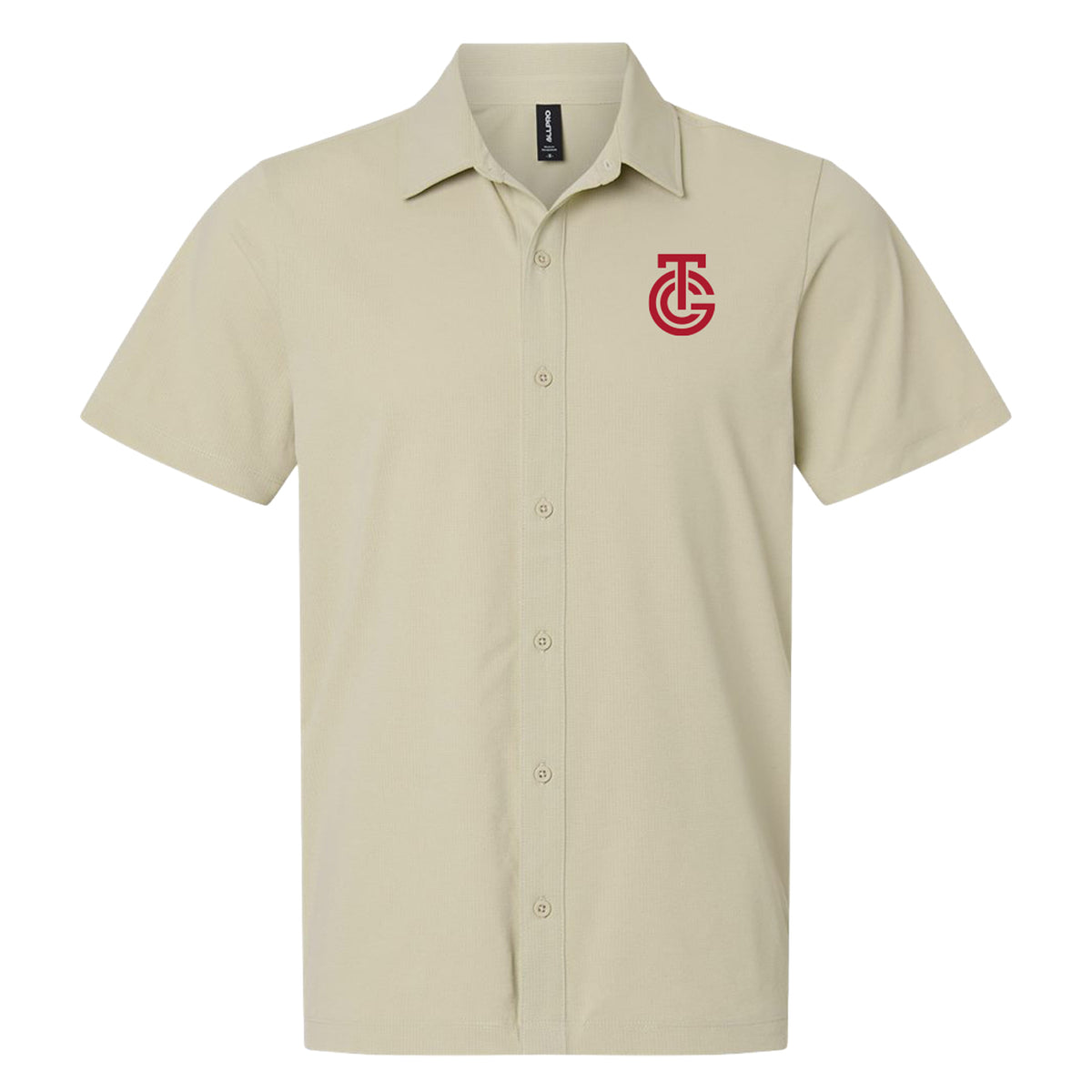 Men's Pro-Flex Sorona® Button Down Short Sleeve Shirt