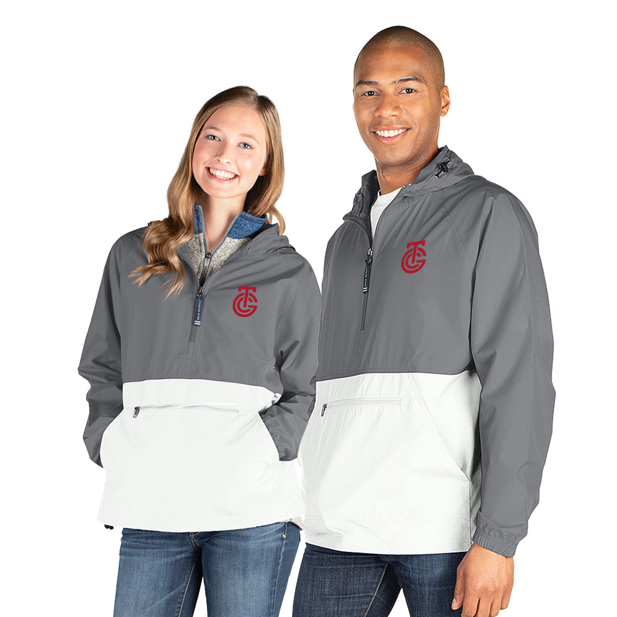 Colorblock Unisex Pack-N-Go Anorak