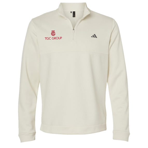 Adidas - Ultimate365 Textured Quarter-Zip Pullover