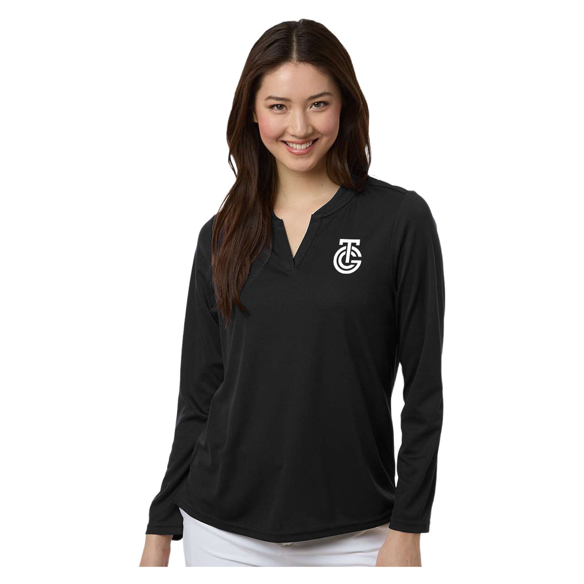 Women's Nova Performance Long Sleeve Pique Polo