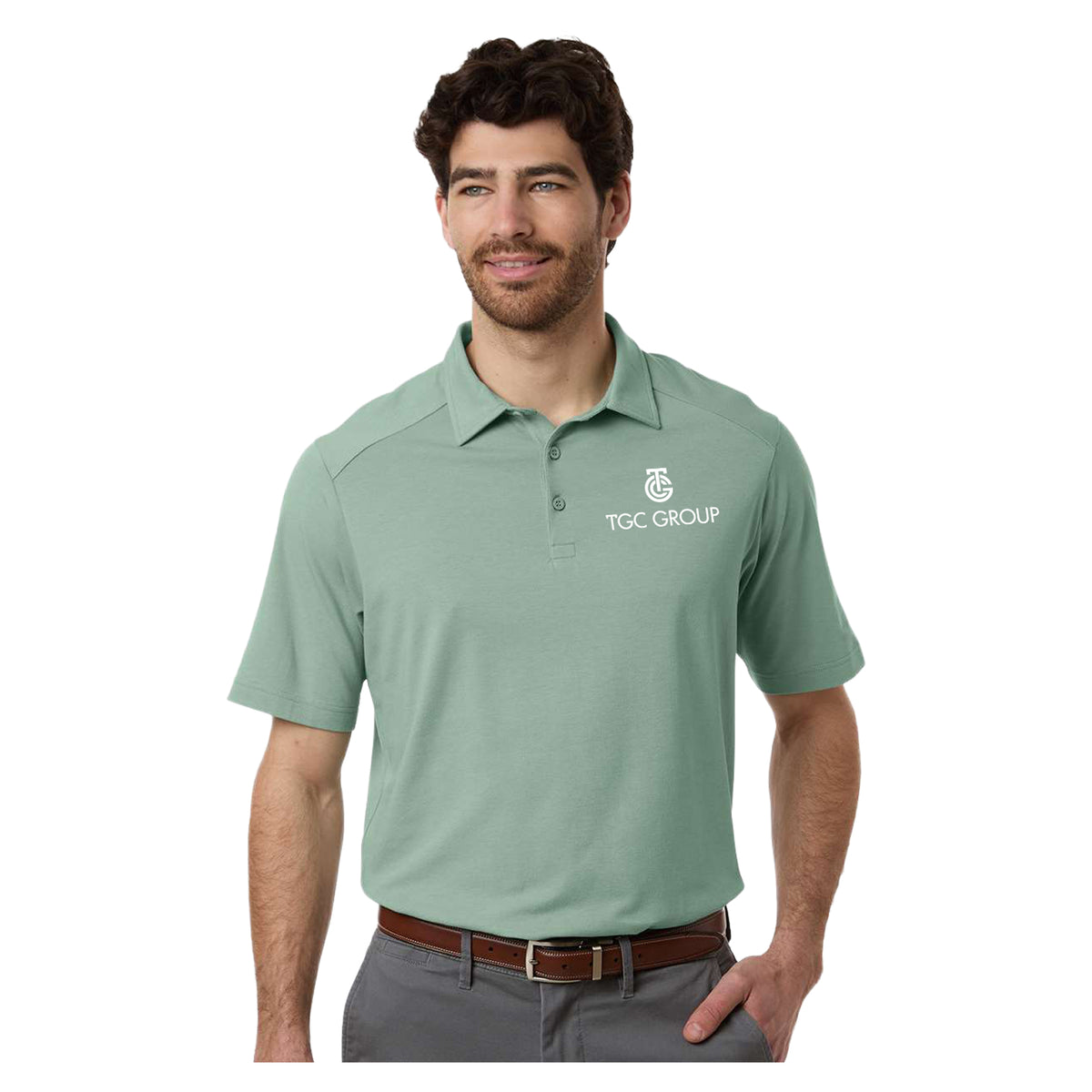 Men's Seaton Pebble Textured Polo
