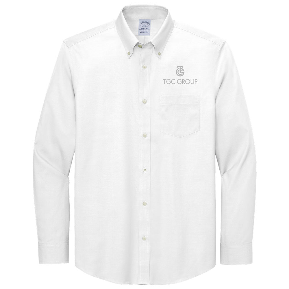 Brooks Brothers® Wrinkle-Free Stretch Pinpoint Shirt – TGCgroup
