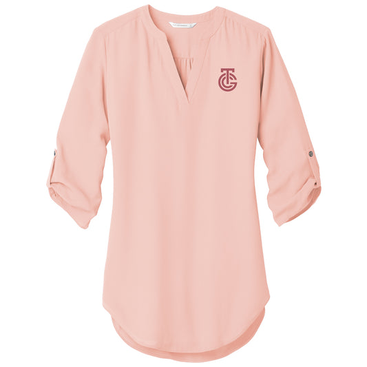 Port Authority® Ladies 3/4-Sleeve Tunic Blouse
