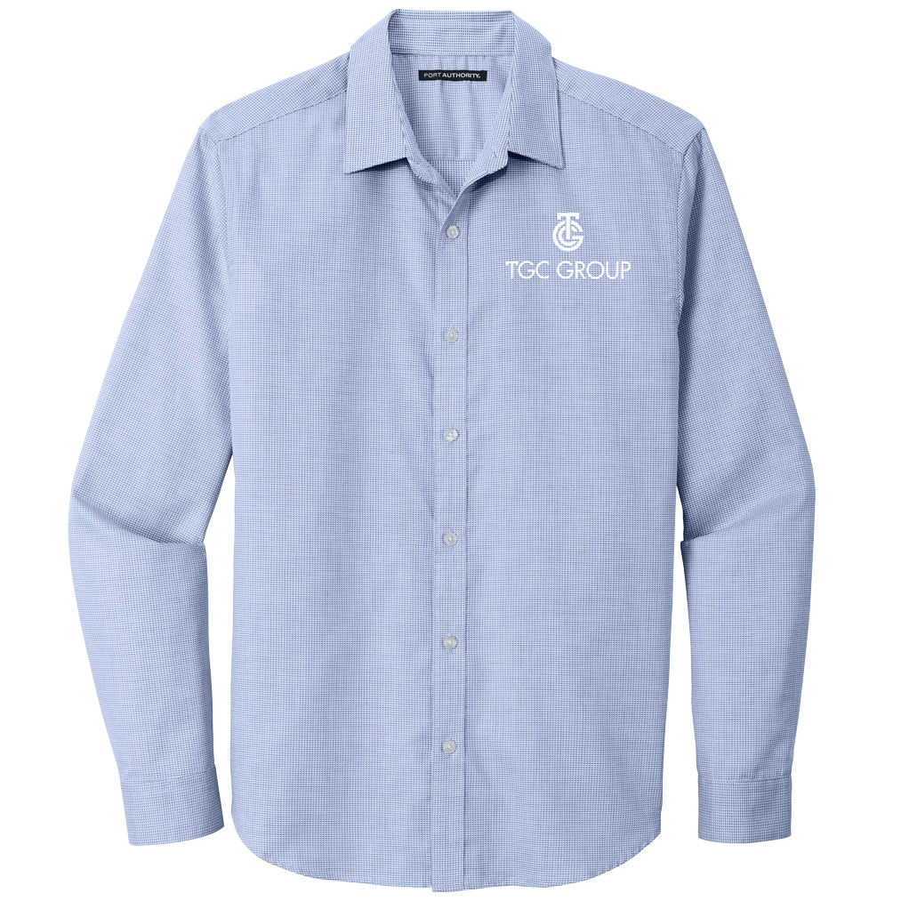 Port Authority Pincheck Easy Care Shirt